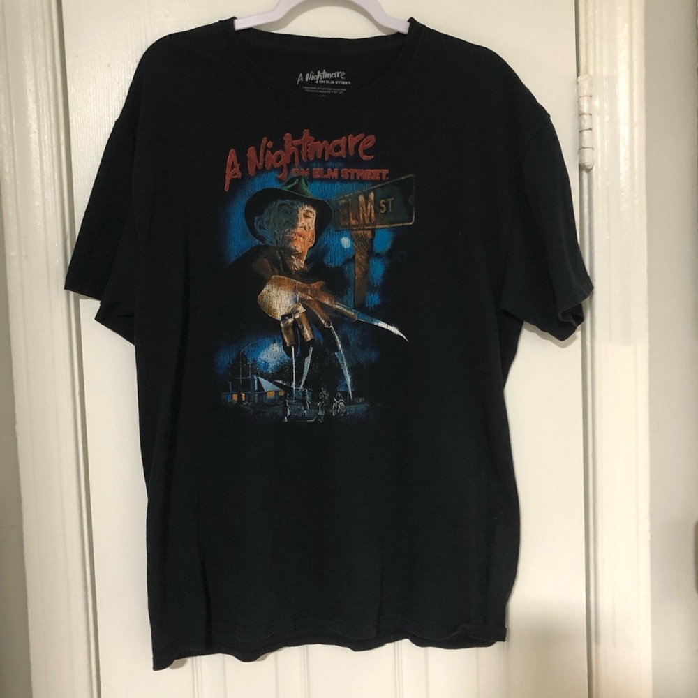 A Vintage Nightmare on Elm Street Graphic Tee Black
